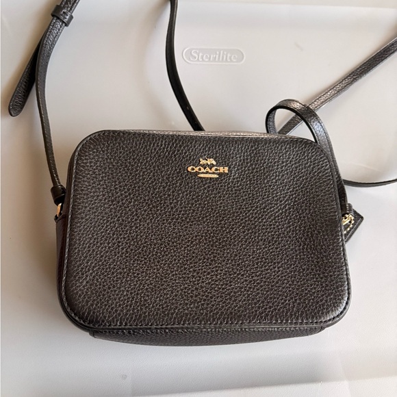 Coach Handbags - Coach Black Leather Crossbody Bag